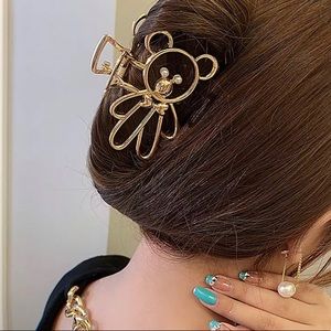 Cute Bear Hair Claw Clip/ Clamp Accessory